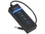 Hub usb 3.0 rozgałęźnik portów 4 porty rozdzielacz przejściówka adapter