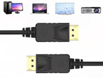 Kabel przewód dp 1.4 video audio displayport displayport 8k 4k 2k 1,5m