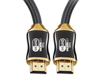 Kabel przewód hdmi 2.1 video ultra high speed 8k 60hz 4k 120hz hq gold 2m