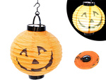 Lampion dynia led świecąca dekoracja ozdoba na halloween papierowy