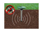 Odstraszacz solarny kretów na krety kreta gryzoni