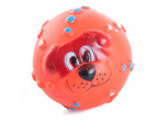 Zabawka dla psa piszcząca gryzak piłka kolor guma