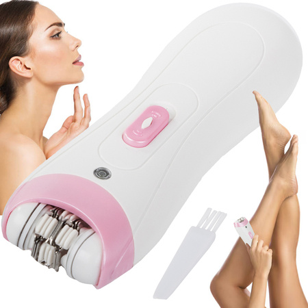 Epilator facial aparat de ras corp trimmer femei baterie perie