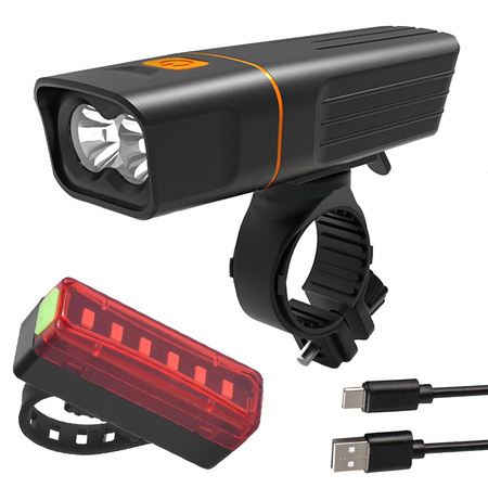 Lumina biciclete față spate a condus kit biciclete usb