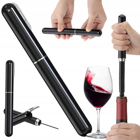 Tirbușon deschizător de vin tăietor pneumatic