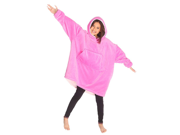 Cald hanorac oversize pătură xxl 2in1 fleece gros