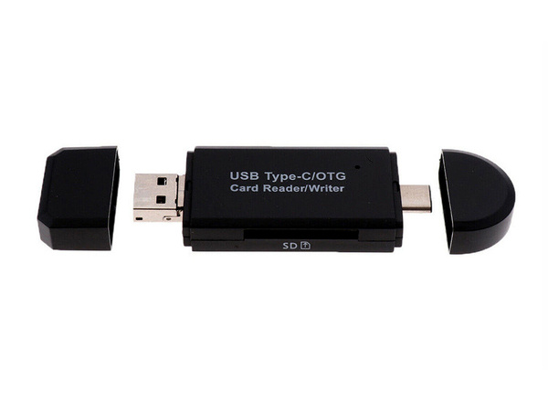 Cititor de carduri sd microsd tf usb usb-c micro usb 3w1