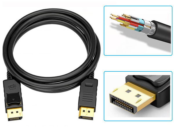 Dp 1.4 video audio cable displayport 8k 4k 2k 2m