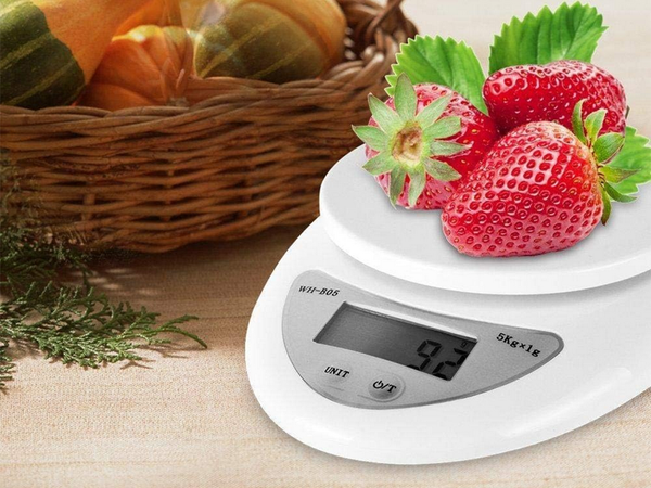 ELECTRONIC DIGITAL KITCHEN WEIGHEN CU 5 kg LCD DIMENSION BEER