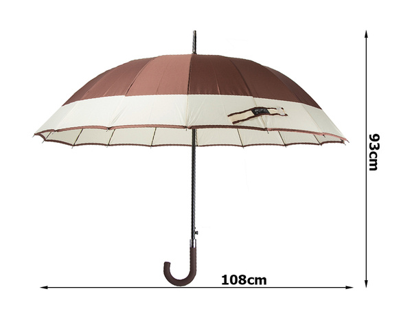 Elegant mare guvern umbrelă puternic xxl anti-alunecare mâner automat