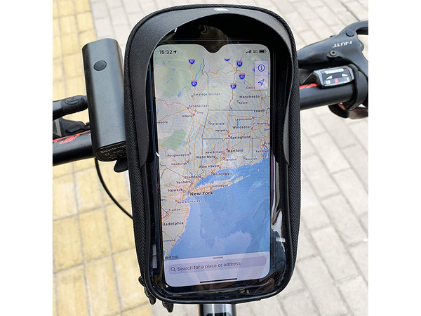 Impermeabil bicicletă pannier pentru telefon titular sac