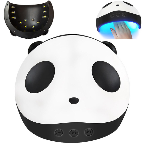 Lampă de unghii 15 leduri uv hibride geluri panda 36w