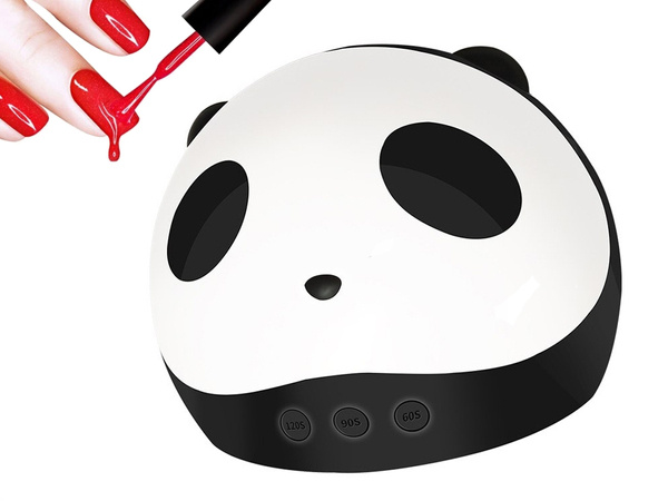 Lampă de unghii 15 leduri uv hibride geluri panda 36w