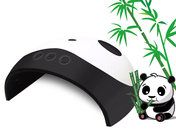 Lampă de unghii 15 leduri uv hibride geluri panda 36w