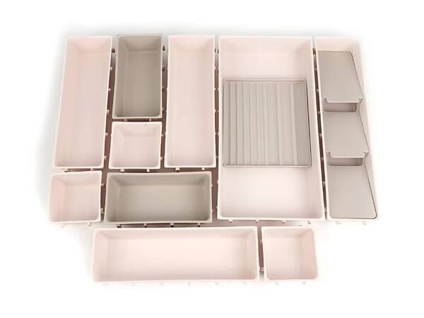 Organizator de cosmetice mare modular sertar inserare 12 articole