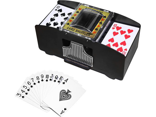 Poker set card shuffler poker shuffler