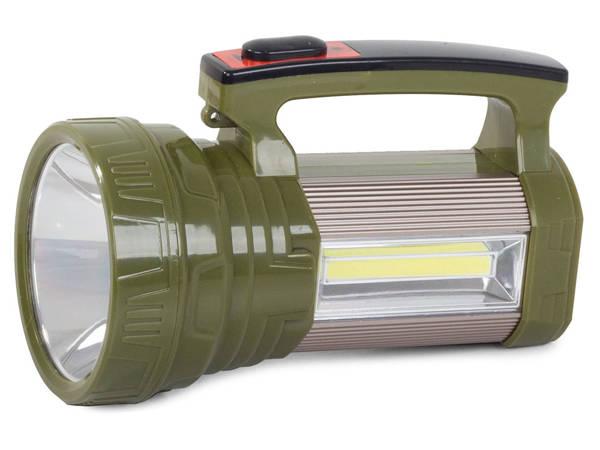 Searchlight power bank solar led xm-l l2 cob