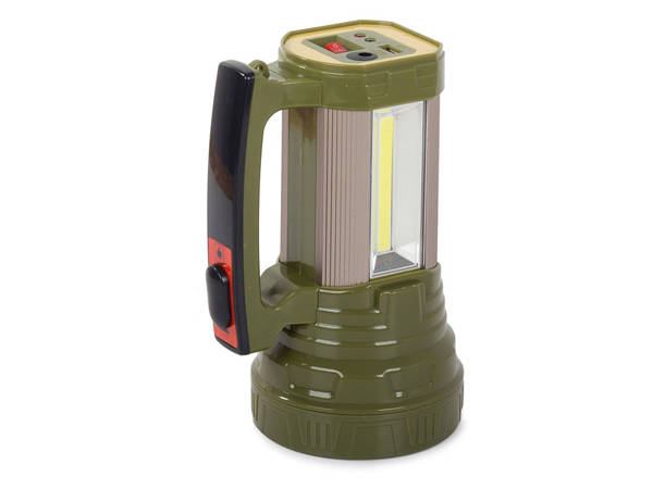 Searchlight power bank solar led xm-l l2 cob