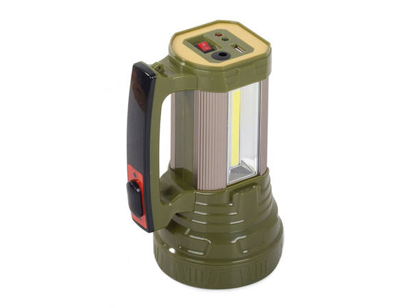 Searchlight power bank solar led xm-l l2 cob