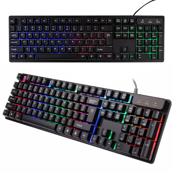 Tastatură de gaming cu iluminare din spate