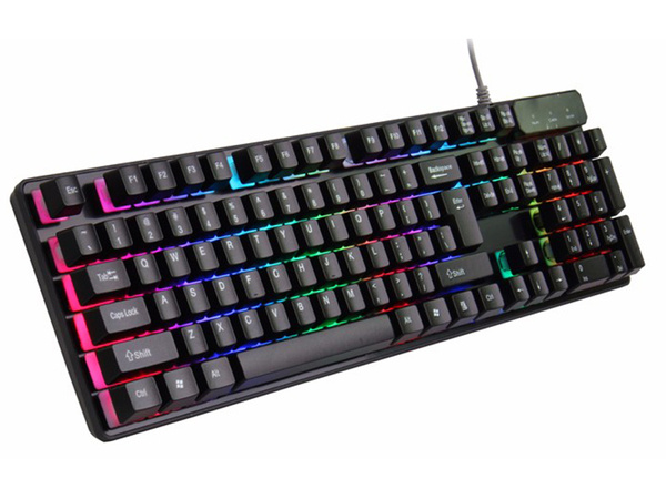 Tastatură de gaming cu iluminare din spate