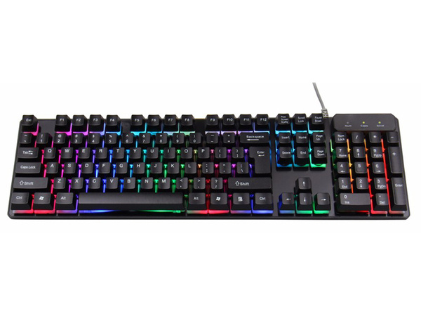 Tastatură de gaming cu iluminare din spate