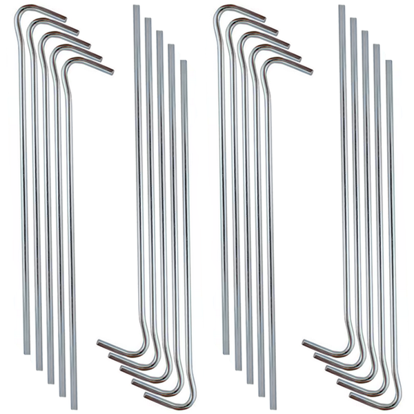 Tent piles vacanțe anchor pins oțel 18cm 20pcs hook lamp loop pegs