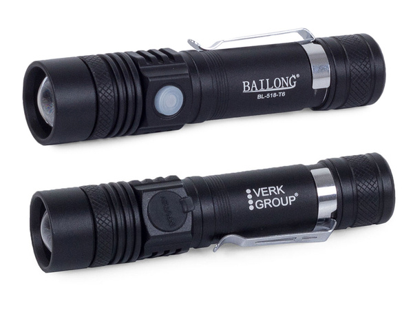 Torță tactică bailong led cree zoom xm-l t6