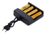 4x 18650 led battery charger