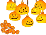 Lumini de dovleac 10 a condus agățat halloween 200cm luminoase decorare decorare dovleac