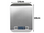 PRECIOUS ELECTRONIC KITCHEN WEIGHTS 5Kg/1g HOME APPLIED LCD DISPLAY STEEL