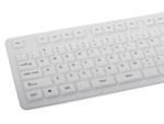 Silicon cauciuc tastatură alb usb numeric