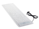 Silicon cauciuc tastatură alb usb numeric