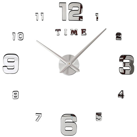 Настенные часы 3d наклейка настенные часы xxl большой 130 см наклейка тихий