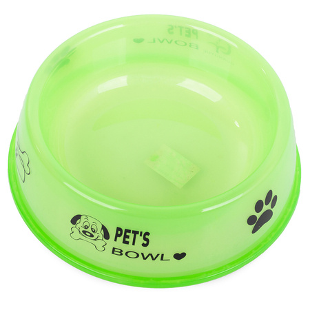 Пластиковая миска для собаки кошки воды стойло 0.8l