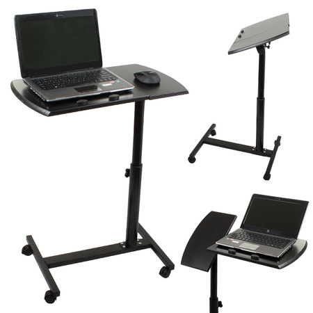 Стол для ноутбука на колесах регулируемый стол