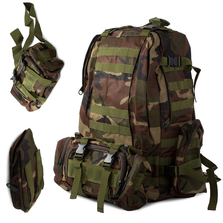 Тактический военный рюкзак для выживания 48,5 л