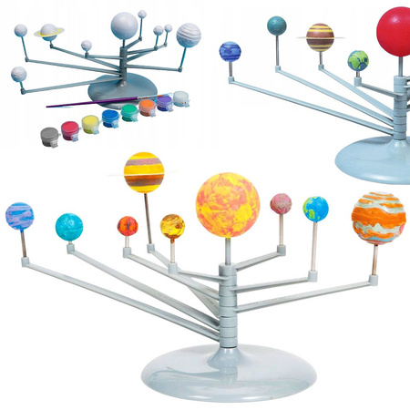 Творческий набор для рисования солнечная система учебная модель планет 3d