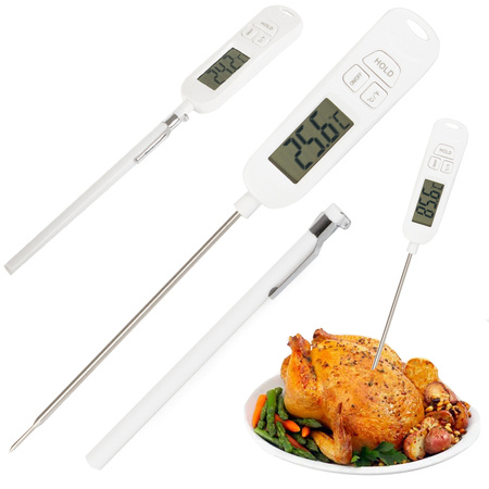 Lcd цифровой кухонный термометр вино мясо зонд