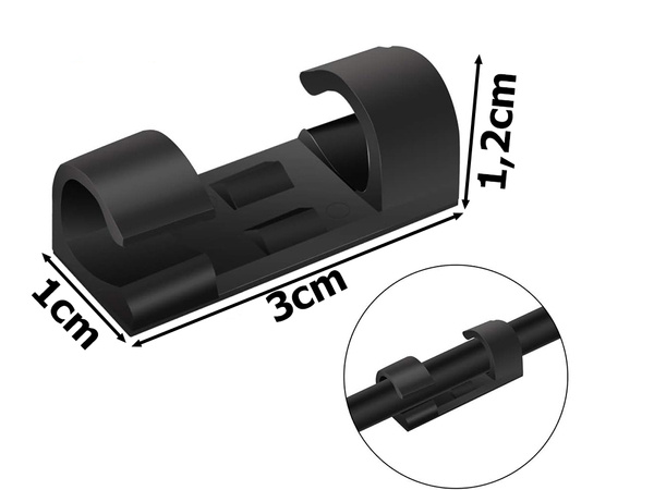 Держатель для кабелей организатор 20шт
