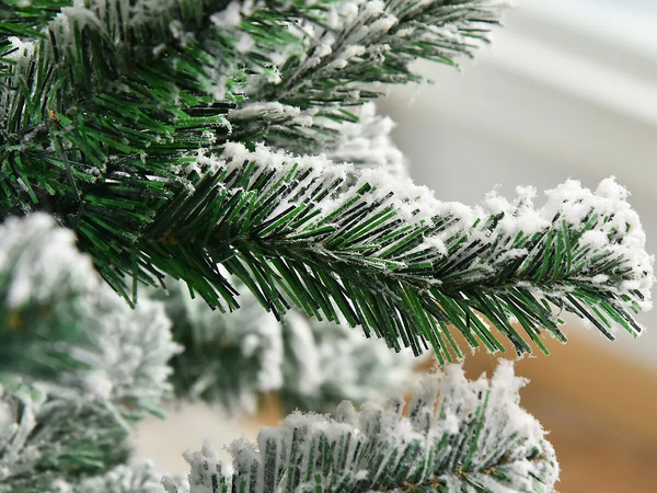 Искусственное рождественское дерево снег маленький 50 см украшение стола