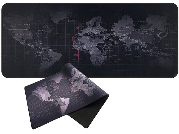 Коврик для мыши 80x30 large office world map