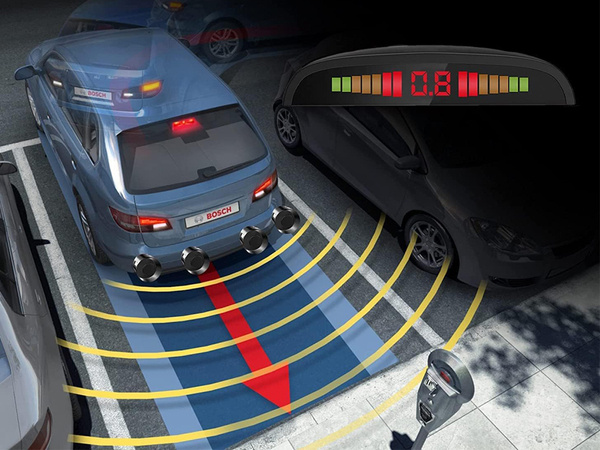 Комплект датчиков парковки заднего хода 4x sensor lcd display