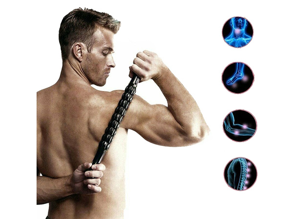 Массажный ролик от боли в спине вращающийся 360 ролик для тела от боли в спине