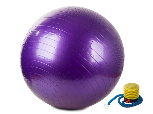 Мяч гимнастический для фитнеса 75см насос