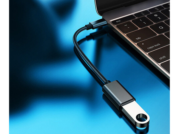 Переходник usb-c на usb-a 3.0 otg solid на телефон solid