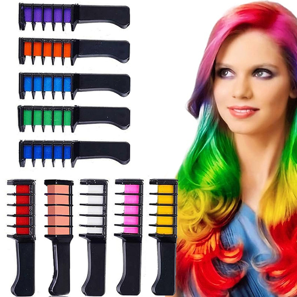 Смываемая краска для волос карандаш 10шт