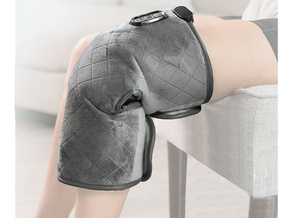 Согревающий коленный бандаж вибромассаж согревающий массаж 5 режимов