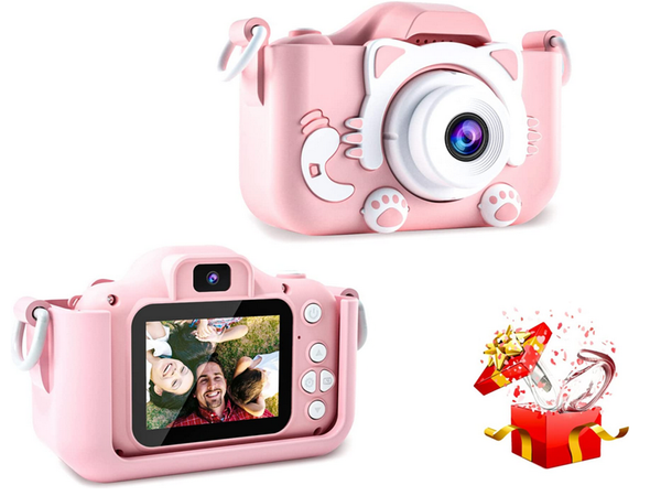 Цифровой фотоаппарат для детей с играми фотоаппарат игры кошечка