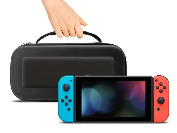 Чехол для консоли nintendo switch вместительный защитный чехол усиленный